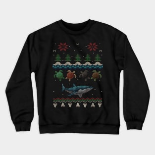Ugly Ocean Christmas Sweater Crewneck Sweatshirt